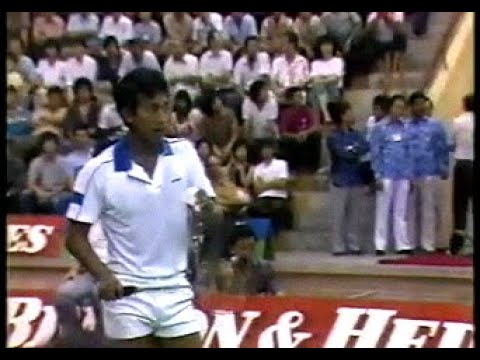 1984 Malaysian Open Badminton Icuk Sugiarto vs Morten Frost