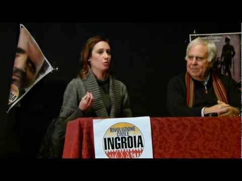 Ilaria Cucchi a Spinaceto per Rivoluzione Civile