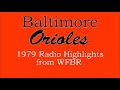 Orioles 1979 Radio Highlights