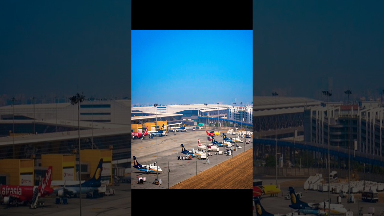 India Biggest Airport In Map/#Mappingshorts