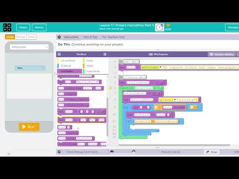 AP CSP - Code.org: Unit 5: Lesson 17 (2022) HACKATHON
