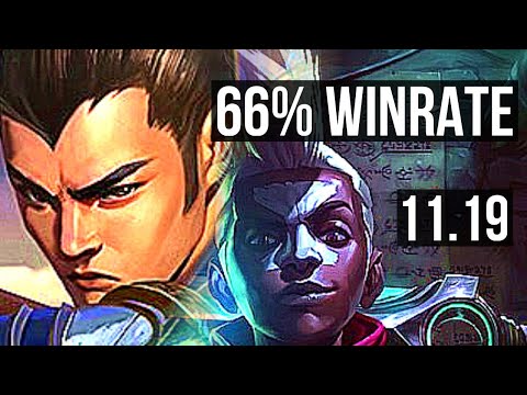 XIN ZHAO vs EKKO (JUNGLE) | Rank 3 Xin, 66% winrate, 5/3/14 | JP Grandmaster | v11.19