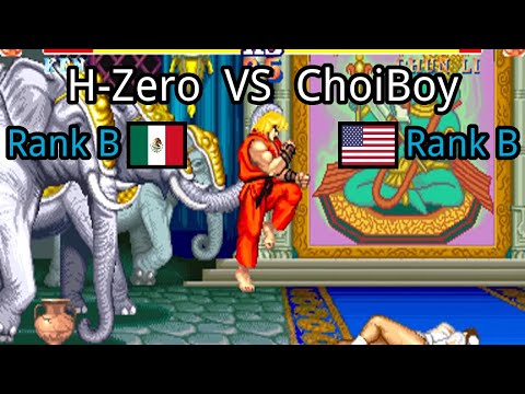 Street Fighter II': Hyper Fighting: (MX) H-Zero vs (US) ChoiBoy