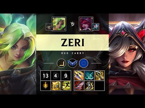 Zeri ADC vs Xayah - EUW Diamond Patch 25.19
