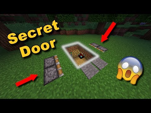 Farzy - (EASY) Secret Underground Piston Door (THE GROUND OPENS UP!!!) - Minecraft Tutorial