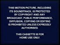 Disney Buena Vista Home Entertainment Warning Screen And Closed Captions