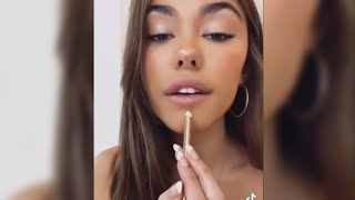 Madison Beer shows how she overlines her lips!