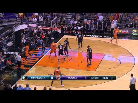 Alex Len 6 points rebounds 12 vs Minnesota 16.01.2015