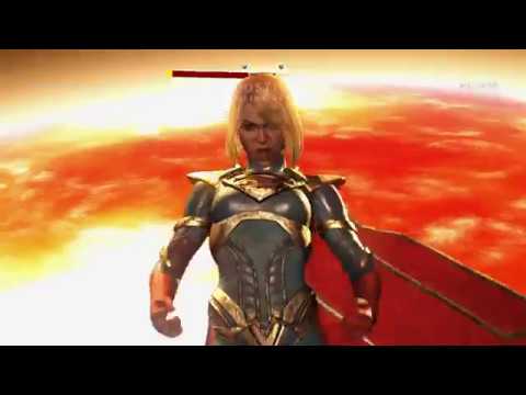 Injustice 2 Online Beta - Scar (Supergirl) vs. Red Raptor (Supergirl)