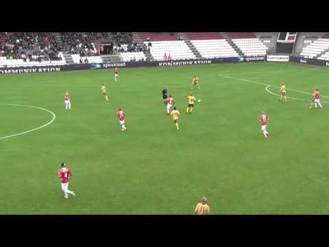 Målene fra VB-Skive IK 3-1 (13/09-2015)  