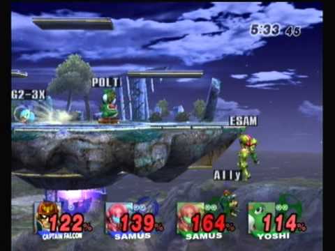 WHOBO 3 LT: Trela (Samus) & Ally (Captain Falcon) vs. ESAM (Samus) & Poltergust (Yoshi) WF - SSBB