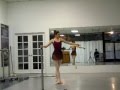 Adult Ballet Dancer Beginning Pointe Dégagé