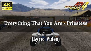(06) Everything That You Are - Priestess (Lyrics Video) | (ENG) | ATV Offroad Fury 4 Soundtrack