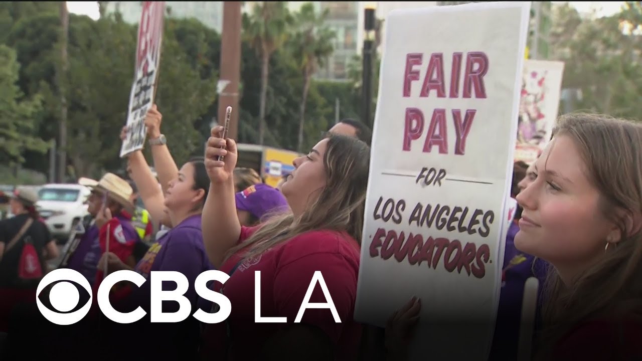 LAUSD teachers announce plans for April strike if contract isn't reached
