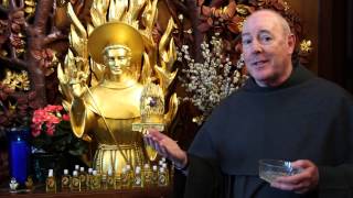 preview picture of video 'Fr. Richard-Jacob Forcier Blesses St. Anthony's Healing Oil'