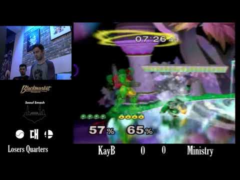 Blackout 3 Melee - Losers Quarters - KayB(Sammus) vs Ministry(Shiek)