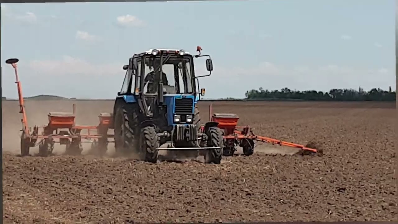 Посівна соняшника! Мтз 82! Сівалка УПС-8 (Весна)!!!