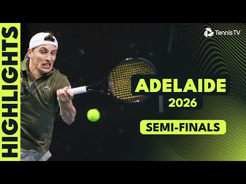Humbert vs Davidovich Fokina Battle; Machac Takes On Paul | Adelaide 2026 Semi-Final Highlights