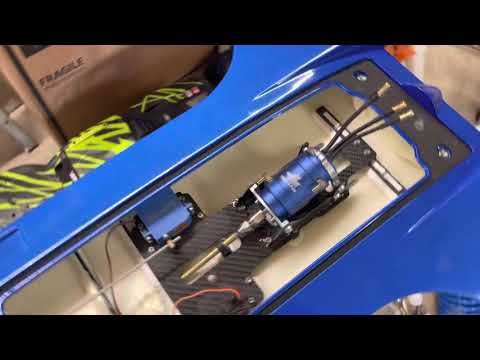 ProBoat UL-19 installed the TFL motor mount and waiting to cure