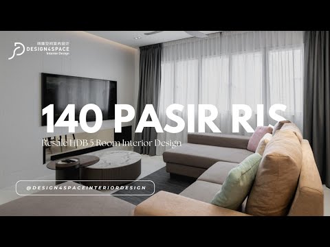 [Singapore Interior Design] Modern Resale HDB 5-room Renovation Tour | 140 Pasir Ris