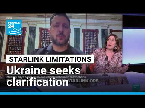 Ukraine asking US, SpaceX and NATO to clarify Starlink limitations