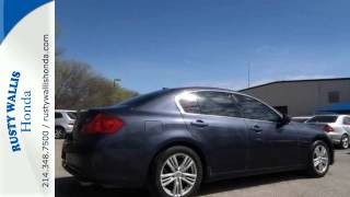 preview picture of video '2013 Infiniti G37 Sedan Dallas TX Fort Worth, TX #S4848A'