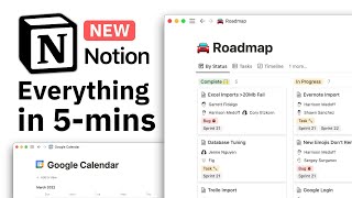 - Introduction（00:00:00 - 00:00:24） - Everything You Need to Know about Notion's Upgrades in 5 Minutes