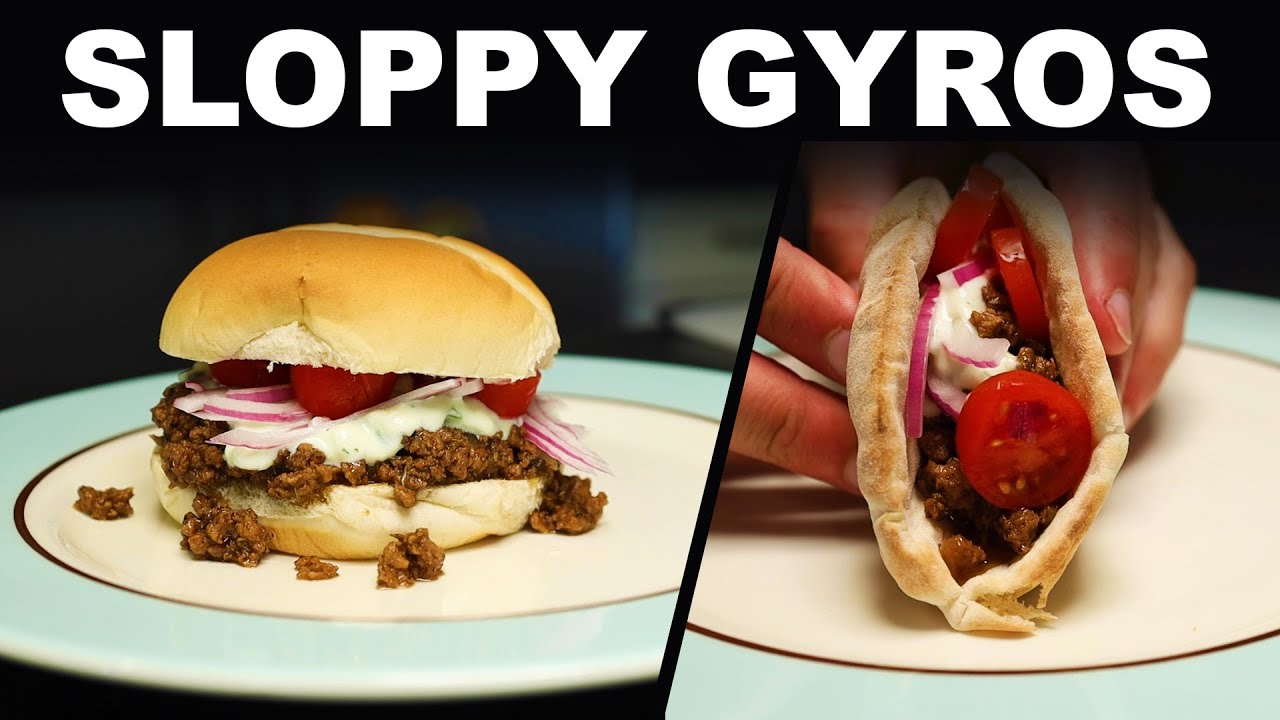 Sloppy gyros easy homemade gyro-like sandwich