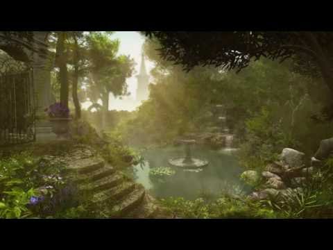 Waterfall Sounds - Garden Pond, Bird Life | 2 hours