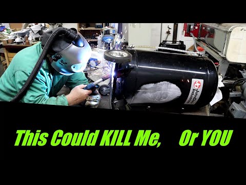 Bad Tank On A John Dow Industries 20-Gallon Fluid Evacuator