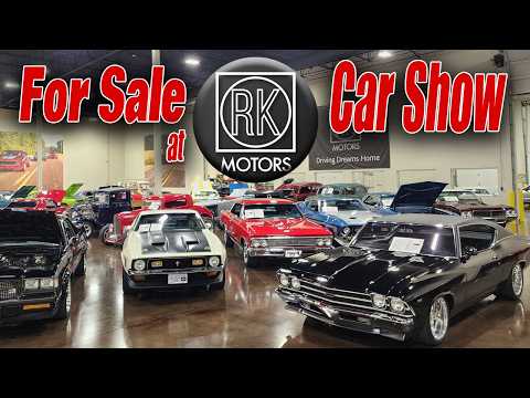 Classic Car Show with Millions of Dollar's Worth of Cars for Sale