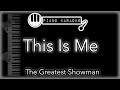 This Is Me - The Greatest Showman - Piano Karaoke Instrumental