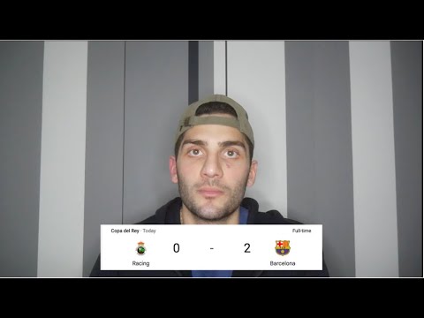 Racing de Santander 0 Barcelona 2 | Onto the QF