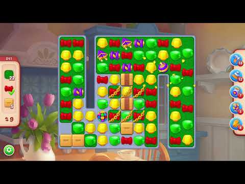 Homescapes Level 841 - 17 Moves - No Boosters