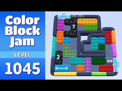 Color Block Jam Level 1045 (1046) | Every Puzzle Solved! 🎯