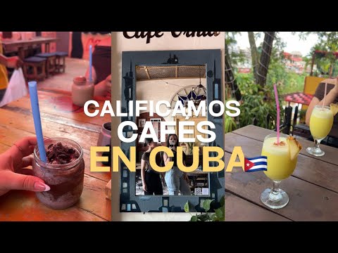 CALIFICANDO Cafés en Sancti-Spíritus CUBA 🇨🇺con @AngélicaMaría-Cuba ❤️🍹