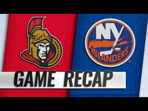Islanders score five unanswered goals, top Senators