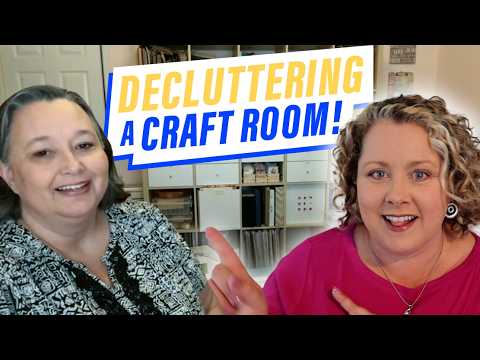 Decluttering a Craft Room With Dana K White (Using the No Mess Decluttering Process)