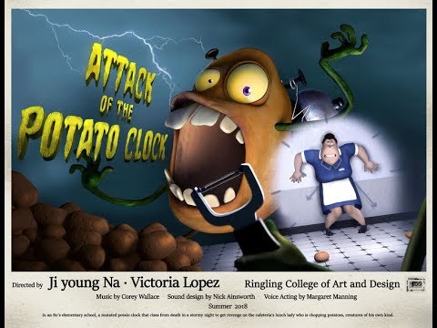ATTACK OF THE POTATO CLOCK Short Film - Audience FEEDBACK Video from Horror Festival Oct. 2018