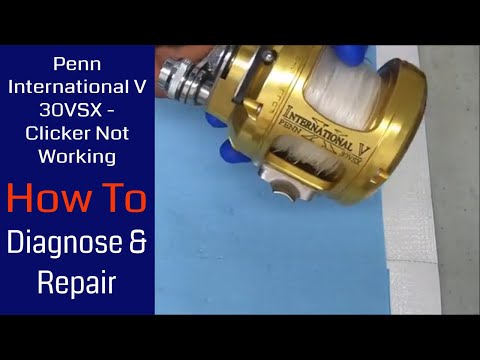 Penn International 30VSX Clicker Not Working - SIMPLE fix: Fishing Reel Repair