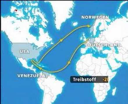 Skysails - Crossing the atlantic