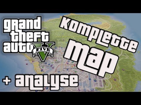 GTA V - Komplette Map (Offiziell) + Analyse