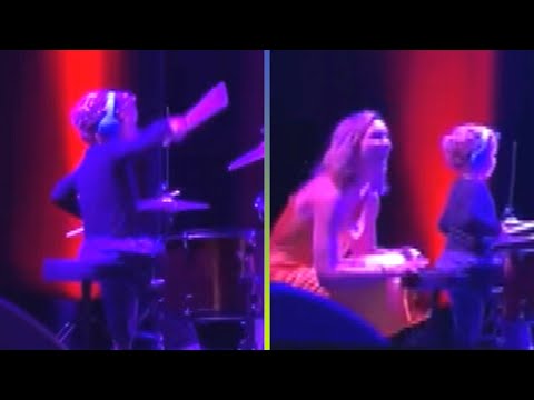 David Foster and Katharine McPhee's 3-Year-Old SLAYS Live Drum Performance