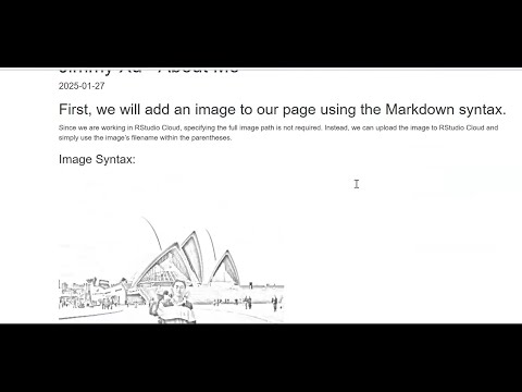 How to create an About Me page and host it at Rpubs.com for free