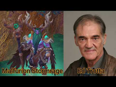 Character and Voice Actor -  Warcraft III Reforged - Malfurion Stormrage - Ed Trotta