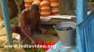 Flower shops in front of Tripura Sundari Temple