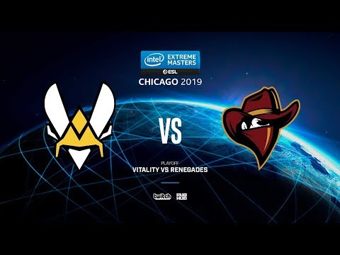 Vitality vs Renegades - IEM Chicago 2019 - map2 - de_dust2 [eiritel & SSW]