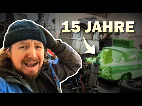 SCHEUNENFUND: Springt der TRABANT nach 15 JAHREN an?!