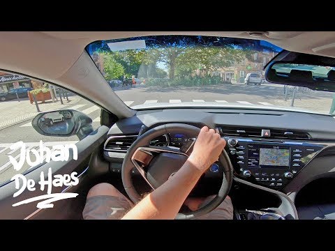 2019 TOYOTA CAMRY HYBRID 218 HP POV TEST DRIVE