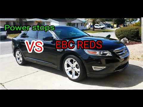 2010 Taurus SHO gets new wheel bearings and performance brakes step by step!